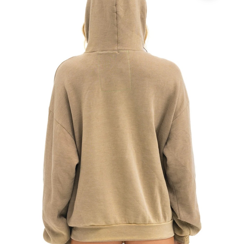 VINTAGE LOGO RELAXED PULLOVER HOODIE - FADED TAN - Picture 3 of 6